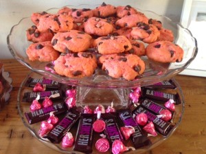 pink cookies
